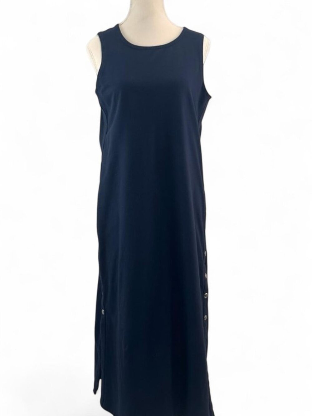 Tribal Sleeveless Navy Dress M